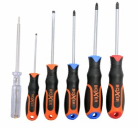 Boxer® screwdriver set with 2-component grip 6 pcs