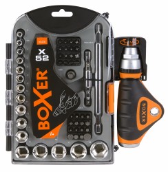 Boxer® socket and bit set 52 pieces