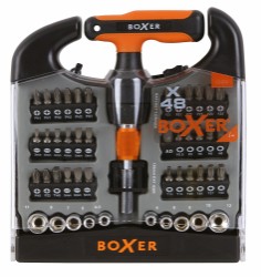 Boxer® socket and bit set 48 pieces