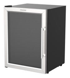 Cozze® fridge with steel frame and glass front 60 litres
