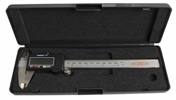 Boxer® digital caliper with LCD Display 0 - 150 mm stainless steel