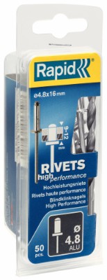 Rapid® blank rivets Ø4.8 x 16 mm 50 pcs.