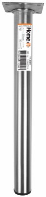 HOME It® round table leg Ø30 mm x 30 cm brushed steel