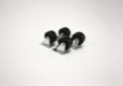 Home>it® furniture castors 4-pack 40 mm with swivel function  black plastic