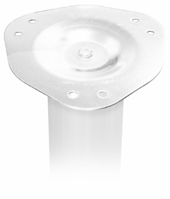 HOME It® round table leg with adjusting screw Ø60 mm x 70 cm white