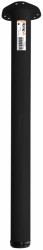 HOME It® round table leg with adjustment screw Ø60 mm x 70 cm black