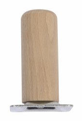 HOME It® round table leg with straight brackets Ø41 x 10 cm beechwood
