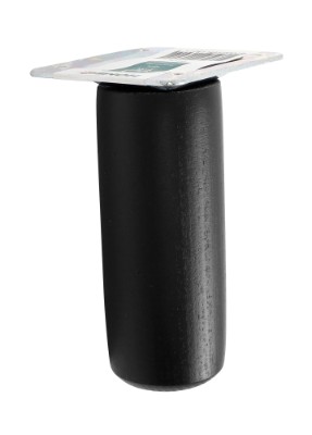 Bordben i sort bøg - cylindrisk Ø41 L100 mm