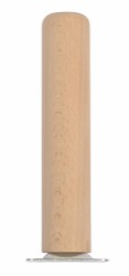 HOME It® round table leg  with straight brackets Ø41 x 20 cm beechwood