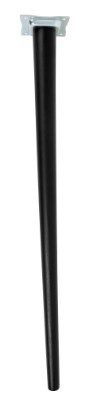 Bordben i sort bøg - konisk Ø25/45 L700 mm (lige)