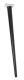 Bordben i sort bøg - konisk Ø25/45 L700 mm (skrå)