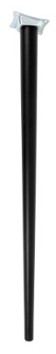 Bordben i sort bøg - konisk Ø25/45 L800 mm (skrå)