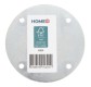 HOME It® Rundt bordben med lige beslag Ø55  x 10 cm bøgetræ. Sort malet. 100 % FSC