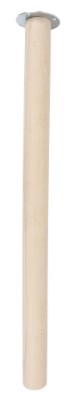 HOME It®Rundt bordben med lige beslag Ø55  x 80 cm bøgetræ. 100 % FSC