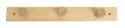 HOME It® hook rail with 3 hooks, oak
