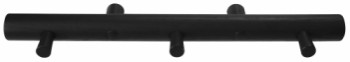 HOME It® Smart coat rack with 3 hooks 35×7×2,5 cm black oak