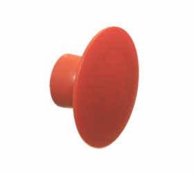 Round peg, U-design Ø50 mm  - orange