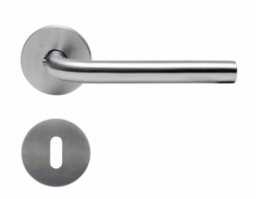 HOME It® door handle with L-grip 16 mm stainless