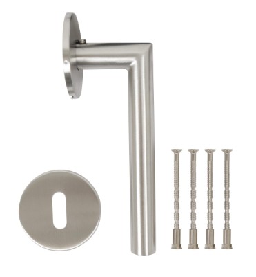 HOME It® door handle with V-grip 16 mm stainless