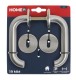 HOME It® door handle with U-grip 19 mm stainless