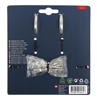 HOME It® door handle with U-grip 19 mm stainless