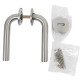 HOME It® door handle with-L grip 19 mm stainless