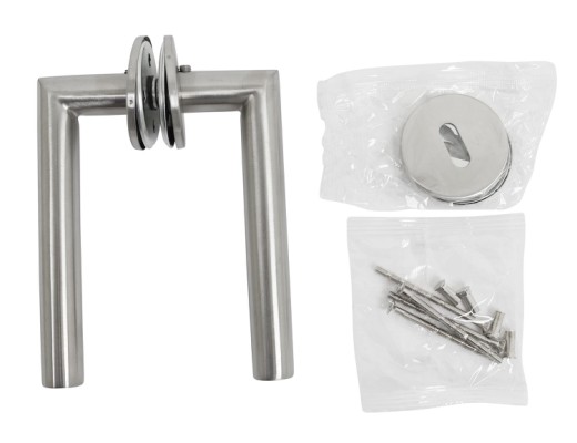 HOME It® door handle with V-grip 19 mm stainless