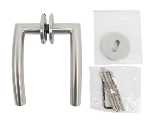 HOME It® door handle with B-grip 19 mm stainless