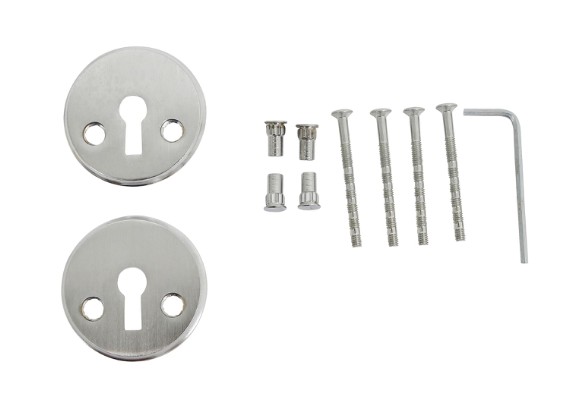 HOME It® door handle with L-grip matt chrome