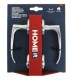 HOME It® door handle with L-grip matt chrome