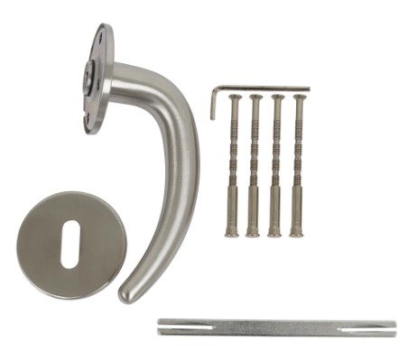 HOME It® door handle coupé satin