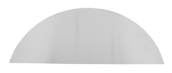 HOME It® curved kitchen splash plate 60 x 30 cm stainless steel