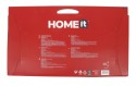 HOME It® curved kitchen splash plate 60 x 30 cm stainless steel