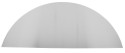 HOME It® curved kitchen splash plate 90 x 45 cm stainless steel