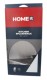 HOME It® curved kitchen splash plate 90 x 45 cm stainless steel