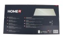 HOME It® rectangular kitchen splash plate 60x30 cm. white glass