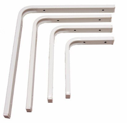 HOME It® Shelf bracket with F profile 250 x 300 mm white