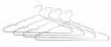 HOME It® twisted hanger 42 x 21 cm 4-pack silver