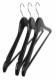 HOME It® hanger with trouser rod and slit 3 pack black