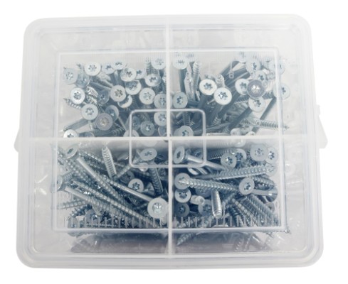 Work>it® screw box TORX  Large for indoor use 195 pcs