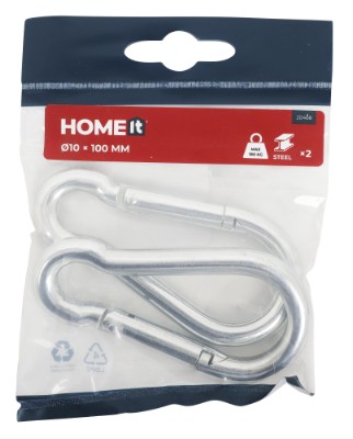 HOME It® fireman’s hook 10 x 100 mm electro-galvanised