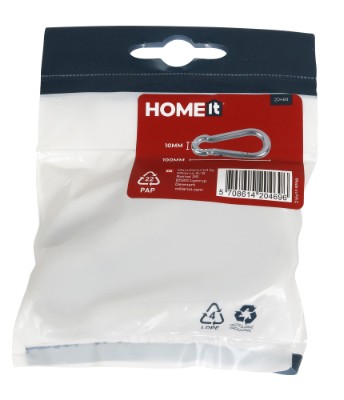 HOME It® fireman’s hook Ø10x100 mm in stainless steel 2 pcs.