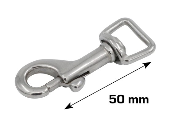 HOME It® carabiner 50 mm stainless steel