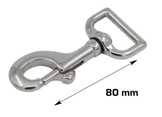 HOME It® carabiner 80 mm stainless steel