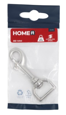 HOME It® carabiner 80 mm stainless steel