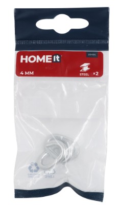 HOME It® P-link 4 mm electro-galvanised 2 pcs.