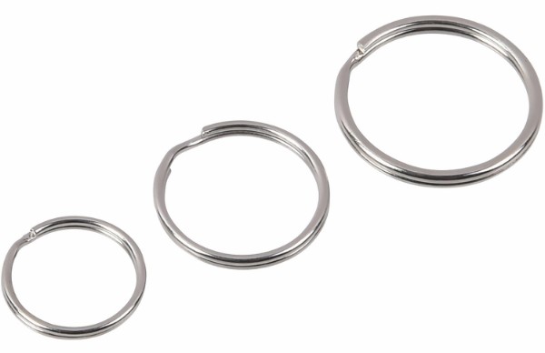 HOME It® key ring 20/24/30 mm 6 pcs. electro-galvanised