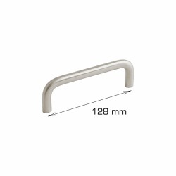 HOME It® edge grip 128 x 30 mm stainless steel