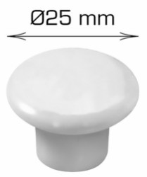 HOME It® Porcelain knob 25 x 20 mm white