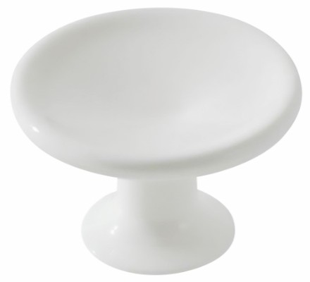 HOME It® furniture knob 40 x 30 mm white plastic